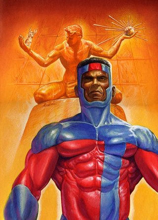 Comic Book Cover (Detroit Superhero)